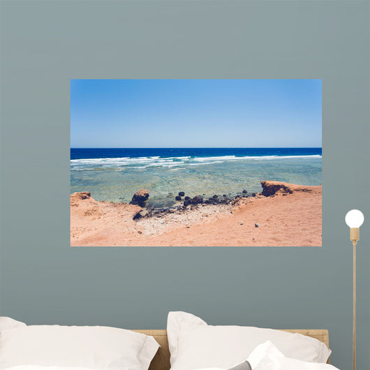Red Sea Coastline Egypt Wall Decal Design 1