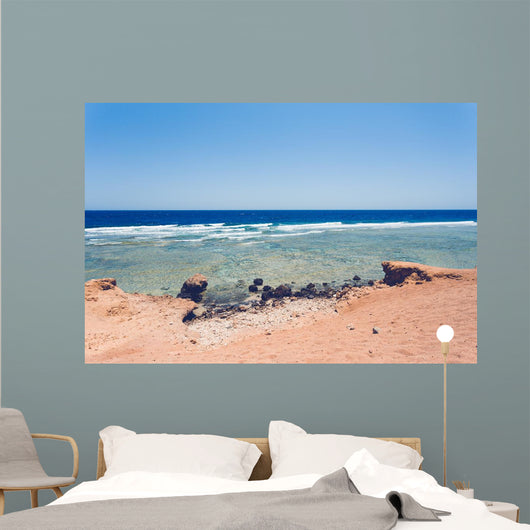 Red Sea Coastline Egypt Wall Decal Design 1