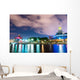 Inner Harbor Area Downtown at Night Wall Decal