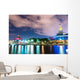 Inner Harbor Area Downtown at Night Wall Decal