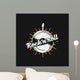 Rock'n'roll retro badge Wall Mural