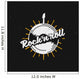 Rock'n'roll retro badge Wall Mural