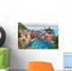 Aerial Vernazza Fishing Village Wall Decal