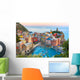 Aerial Vernazza Fishing Village Wall Decal