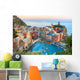 Aerial Vernazza Fishing Village Wall Decal