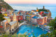 Aerial Vernazza Fishing Village Wall Decal
