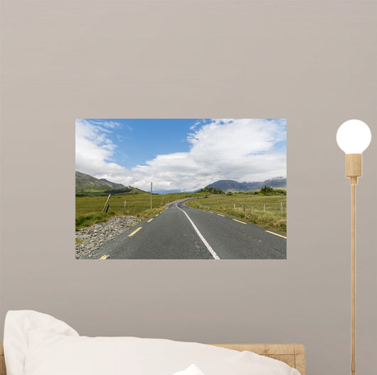 Asphalt Road Connemara Ireland Wall Decal