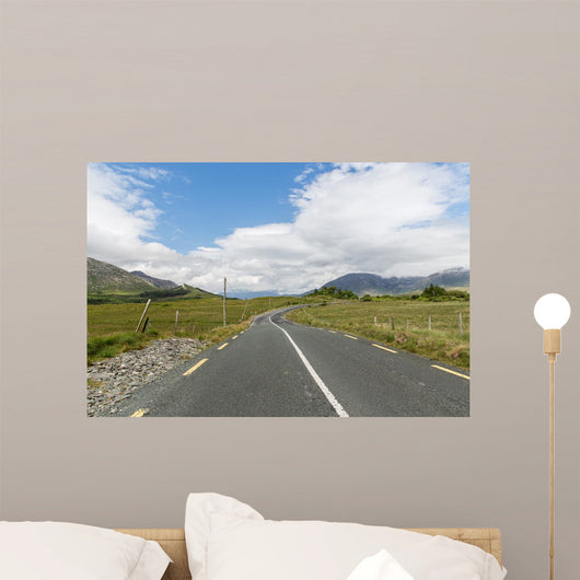 Asphalt Road Connemara Ireland Wall Decal