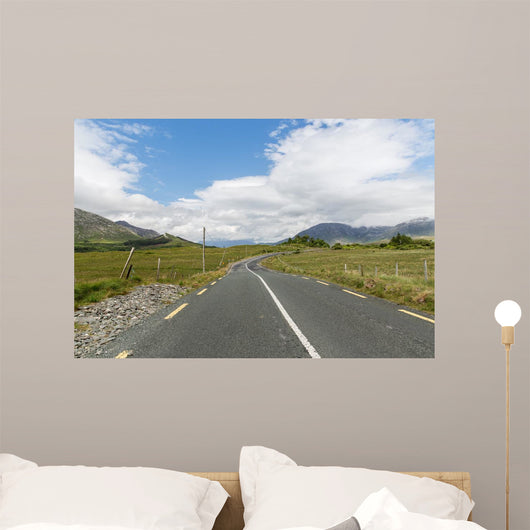 Asphalt Road Connemara Ireland Wall Decal