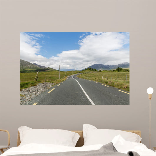 Asphalt Road Connemara Ireland Wall Decal