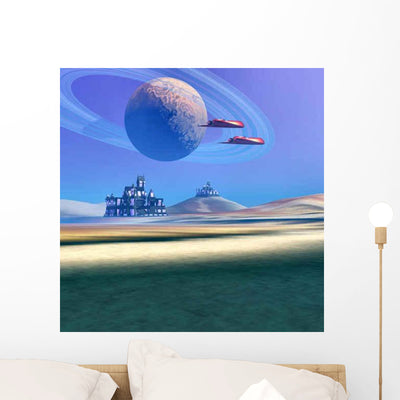Guardians Wall Decal shown on a wall