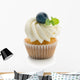 Delicate Bluberry Cupcake Wall Decal