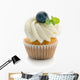 Delicate Bluberry Cupcake Wall Decal