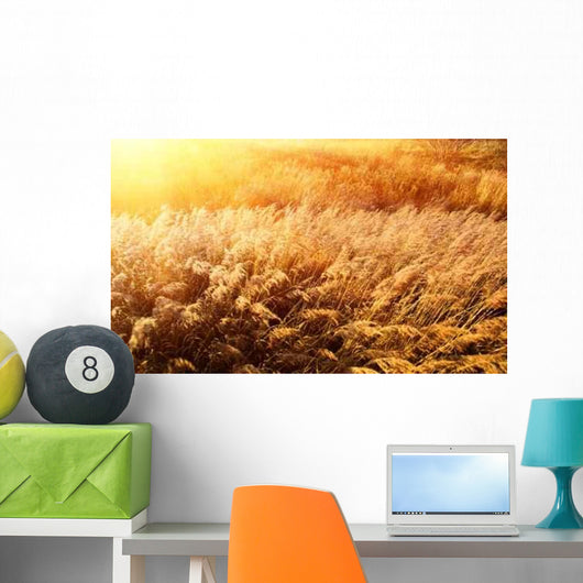 Autumn Yellow Grass and Wall Decal