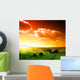 Sunset Russian Village Wall Decal