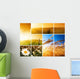 Man and Sunset Wall Decal