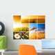 Man and Sunset Wall Decal