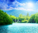 Lake Deep Forest Wall Decal Design 2