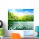 Lake Deep Forest Wall Decal Design 1