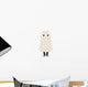 Kid in a ghost costume Wall Decal