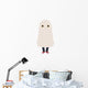 Kid in a ghost costume Wall Decal