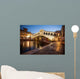 Famous Rialto Bridge during sunrise in Venice. Wall Mural