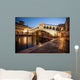Famous Rialto Bridge during sunrise in Venice. Wall Mural