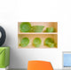 Green Dishes Wall Mural