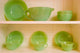 Green Dishes Wall Mural