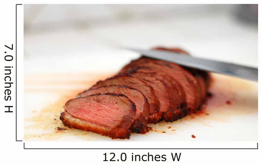 Duck breast cut into slices. Wall Mural