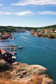 Old Fishing Village Wall Decal Design 4