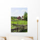 Wooden Pole Fence Wall Decal