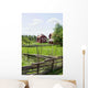 Wooden Pole Fence Wall Decal