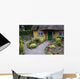 Thatched Roof Cottage and Garden Wall Mural