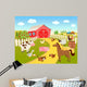 Cartoon Farm Scene Wall Decal
