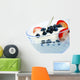 yogurt and berries Wall Decal