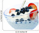 yogurt and berries Wall Decal
