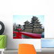 Matsumoto Castle during Sakura Wall Mural