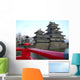 Matsumoto Castle during Sakura Wall Mural