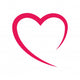 heart love romatic passion icon. Isolated and flat illustration. Vector graphic Wall Decal