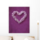 Floral heart shape Wall Mural