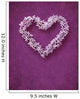 Floral heart shape Wall Mural