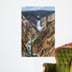 The Grand Canyon of the Yellowstone and Lower Falls from the viewpoint of Artist Point. Yellowstone National Park, Wyoming Wall Mural