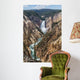 The Grand Canyon of the Yellowstone and Lower Falls from the viewpoint of Artist Point. Yellowstone National Park, Wyoming Wall Mural