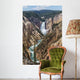 The Grand Canyon of the Yellowstone and Lower Falls from the viewpoint of Artist Point. Yellowstone National Park, Wyoming Wall Mural