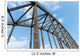 steel bridge arches Wall Mural