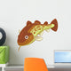 Cartoon cod Wall Decal
