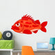 Cartoon ocean perch Wall Decal