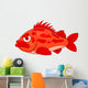 Cartoon ocean perch Wall Decal