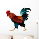 Rooster, the symbol of the Chinese New Year 2017 realistic color vector illustration  Wall Decal